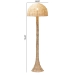 bali & pari Camille Natural Rattan Floor Lamp - Camille-Natural Rattan-Boxed-Floor Lamp