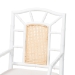 bali & pari Victor 2-Piece Dining Chair Set with Arms, White - Victor-White/Natural Wooden-Arm-DC