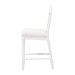 bali & pari Victor Counter Stool, White - Victor-White/Natural Wooden-CS