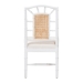 bali & pari Victor Dining Chair, White - Victor-White/Natural Wooden-DC