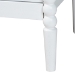 Baxton Studio Lucera 3-Piece Bedroom Set, White, King - MG0110-4-White-King 3PC Bedroom Set
