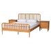 Baxton Studio Lucera 3-Piece Bedroom Set, Oak Brown, King - MG0110-4-NT Oak-King 3PC Bedroom Set