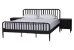 Baxton Studio Lucera 3-Piece Bedroom Set, Black, King - MG0110-4-Black-King 3PC Bedroom Set