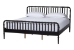 Baxton Studio Lucera 3-Piece Bedroom Set, Black, King - MG0110-4-Black-King 3PC Bedroom Set