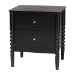 Baxton Studio Lucera 3-Piece Bedroom Set, Black, King - MG0110-4-Black-King 3PC Bedroom Set