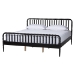 Baxton Studio Lucera 4-Piece Bedroom Set, Black, King - MG0110-4-Black-King 4PC Bedroom Set