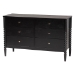 Baxton Studio Lucera 4-Piece Bedroom Set, Black, King - MG0110-4-Black-King 4PC Bedroom Set