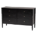 Baxton Studio Lucera 5-Piece Bedroom Set, Black, King - MG0110-4-Black-King 5PC Bedroom Set