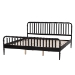 Baxton Studio Lucera Platform Bed, Black, King - MG0110-4-Black-King