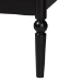 Baxton Studio Lucera Platform Bed, Black, King - MG0110-4-Black-King