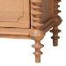 Baxton Studio Neviah 5-Piece Bedroom Set with 2-Drawer Nightstands, King, Beech Brown - MG0267-1-Beech/5702 Rattan-King 5PC Four Poster Bedroom Set