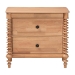 Baxton Studio Neviah 2-Drawer Nightstand, Beech Brown - MG9029-Beech-2DW-NS