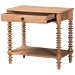 Baxton Studio Neviah 1-Drawer Nightstand, Beech Brown - MG9029-Beech-1DW-NS