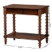 Baxton Studio Neviah 1-Drawer Nightstand, Walnut Brown - MG9029-Walnut-1DW-NS