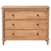 Baxton Studio Neviah 3-Drawer Chest, Beech Brown - MG9029-Beech-3DW-Chest