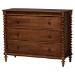 Baxton Studio Neviah 3-Drawer Chest, Walnut Brown - MG9029-Walnut-3DW-Chest