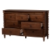 Baxton Studio Neviah 7-Drawer Dresser, Walnut Brown - MG9029-Walnut-7DW-Dresser