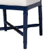 bali & pari Sergio Mahogany Wood 2-Piece Dining Chair Set, Navy Blue - Sergio-Navy Wooden-DC