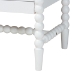 Baxton Studio Cherene 4-Piece Bedroom Set, White, Queen - MG0110-11-White-Queen 4PC Four Poster Bedroom Set