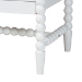 Baxton Studio Cherene 5-Piece Bedroom Set, White, Queen - MG0110-11-White-Queen 5PC Four Poster Bedroom Set