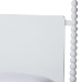 Baxton Studio Cherene 5-Piece Bedroom Set, White, Queen - MG0110-11-White-Queen 5PC Four Poster Bedroom Set