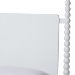 Baxton Studio Cherene Four-Poster Bed, White, Queen - MG0110-11-White-Queen-Four Poster Bed