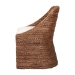 bali & pari Brenton Seagrass Wrapped Dining Chair, Brown Wash - Brenton-Brown Wash-Cushion-DC
