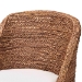 bali & pari Brenton Seagrass Wrapped Dining Chair, Brown Wash - Brenton-Brown Wash-Cushion-DC
