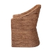 bali & pari Brenton Seagrass Wrapped Dining Armchair, Brown Wash - Brenton-Brown Wash-Cushion-Arm-DC