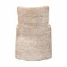 bali & pari Harlow Seagrass Wrapped Dining Chair, Whitewash - Harlow-Whitewashed-Cushion-DC