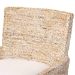 bali & pari Harlow Seagrass Wrapped Dining Armchair, Whitewash - Harlow-Whitewashed-Cushion-Arm-DC