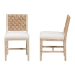 bali & pari Rivermont 2-Piece Dining Chair Set with Seagrass Backrest - Rivermont-Whitewashed/Natural-Cushion-DC