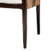 bali & pari Zeke Seagrass Wrapped 2-Piece Dining Chair Set - Zeke-Brown/Natural-Cushion-Arm-DC