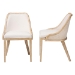 bali & pari Calloway Mahogany Wood and Natural Rattan 2-Piece Dining Chair Set - Calloway-Whitewashed-DC