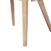 bali & pari Calloway Mahogany Wood and Natural Rattan 2-Piece Dining Chair Set - Calloway-Whitewashed-DC