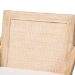 bali & pari Fairmont Natural Rattan Wrapped 2-Piece Dining Chair Set, Whitewash - Fairmont-Whitewashed-Cushion-DC