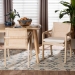 bali & pari Fairmont Natural Rattan Wrapped 2-Piece Dining Armchair Set, Whitewash - Fairmont-Whitewashed-Cushion-Arm-DC