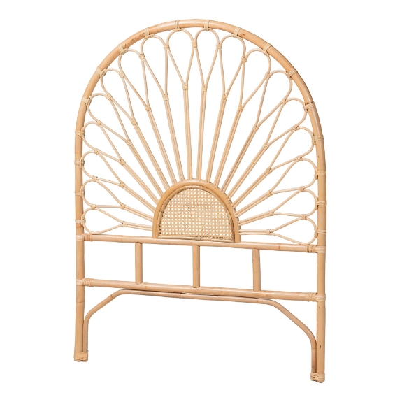 bali &pari Perenna Natural Rattan Headboard, Twin