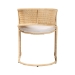 bali & pari Palm Natural Rattan Dining Chair, Natural Brown - Palm-Natural/Rattan-Cushioned-DC