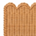 bali & pari Maritza Scalloped Natural Rattan Headboard, Twin, Light Honey - Maritza-Wood/Light Honey-Twin-HB