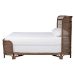 bali & pari Fiore Natural Rattan Bed Frame, Queen, Mocha Brown - Fiore-Mocha Brown/Rattan-Queen