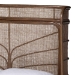 bali & pari Fiore Natural Rattan Bed Frame, Queen, Mocha Brown - Fiore-Mocha Brown/Rattan-Queen