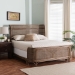 bali & pari Fiore Natural Rattan Bed Frame, Queen, Mocha Brown - Fiore-Mocha Brown/Rattan-Queen