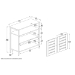 Baxton Studio Vander Modern and Contemporary Oak Brown Finished Wood and Black Metal 2-Door Shoe Cabinet - MP007-Wotan Oak-Shoe Cabinet