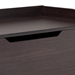 Baxton Studio Mariam Modern and Contemporary Dark Brown Finished Wood Cat Litter Box Cover House - SECHC150140WI-Modi Wenge-Cat House