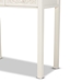 Baxton Studio Lambert Classic and Traditional White Finished Wood 2-Drawer Console Table - JY20B082-White-Console