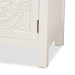 Baxton Studio Lambert Classic and Traditional White Finished Wood 1-Drawer Nightstand - JY20B083-White-NS