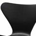 Baxton Studio Jaden Modern and Contemporary Black Plastic and Black Metal 4-Piece Dining Chair Set - AY-PC11-Black Plastic-DC