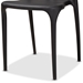Baxton Studio Warner Modern and Contemporary Black Plastic 4-Piece Dining Chair Set - AY-PC13-Black Plastic-DC