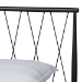 Baxton Studio Nano Modern and Contemporary Black Bronze Finished Metal Queen Size Platform Bed - TS-Nano-Black-Queen